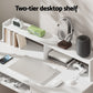 Artiss Computer Desk Shelf Drawer Cabinet White 100cm