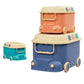 Set of 3 Toy Storage Box Cute Car Toy Container Kids Toys Organiser Snack Boxes