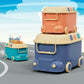 Set of 3 Toy Storage Box Cute Car Toy Container Kids Toys Organiser Snack Boxes