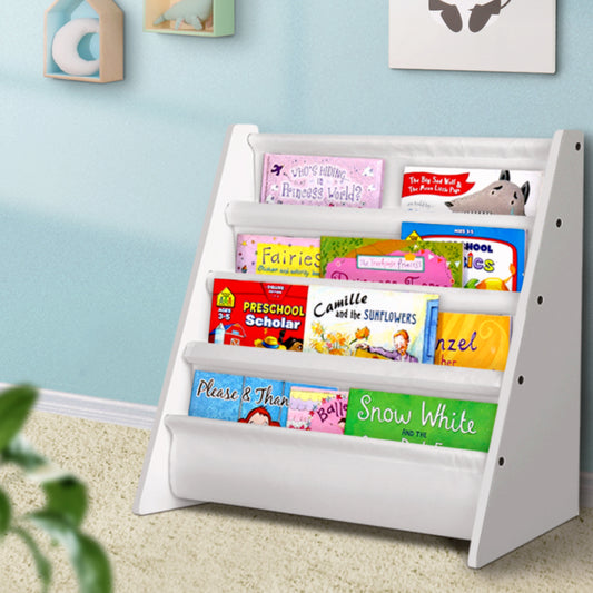 Kids Bookshelf Shelf Children Bookcase Magazine Rack Organiser Display