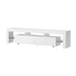 Erica 200cm TV Cabinet Entertainment Unit Stand RGB LED Gloss Furniture - White