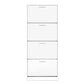 Shoe Rack Shoes Storage Cabinet 60 Pairs 4 Doors - White