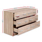 Artiss 6 Chest of Drawers - VEDA Pine