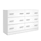 Artiss 6 Chest of Drawers - White