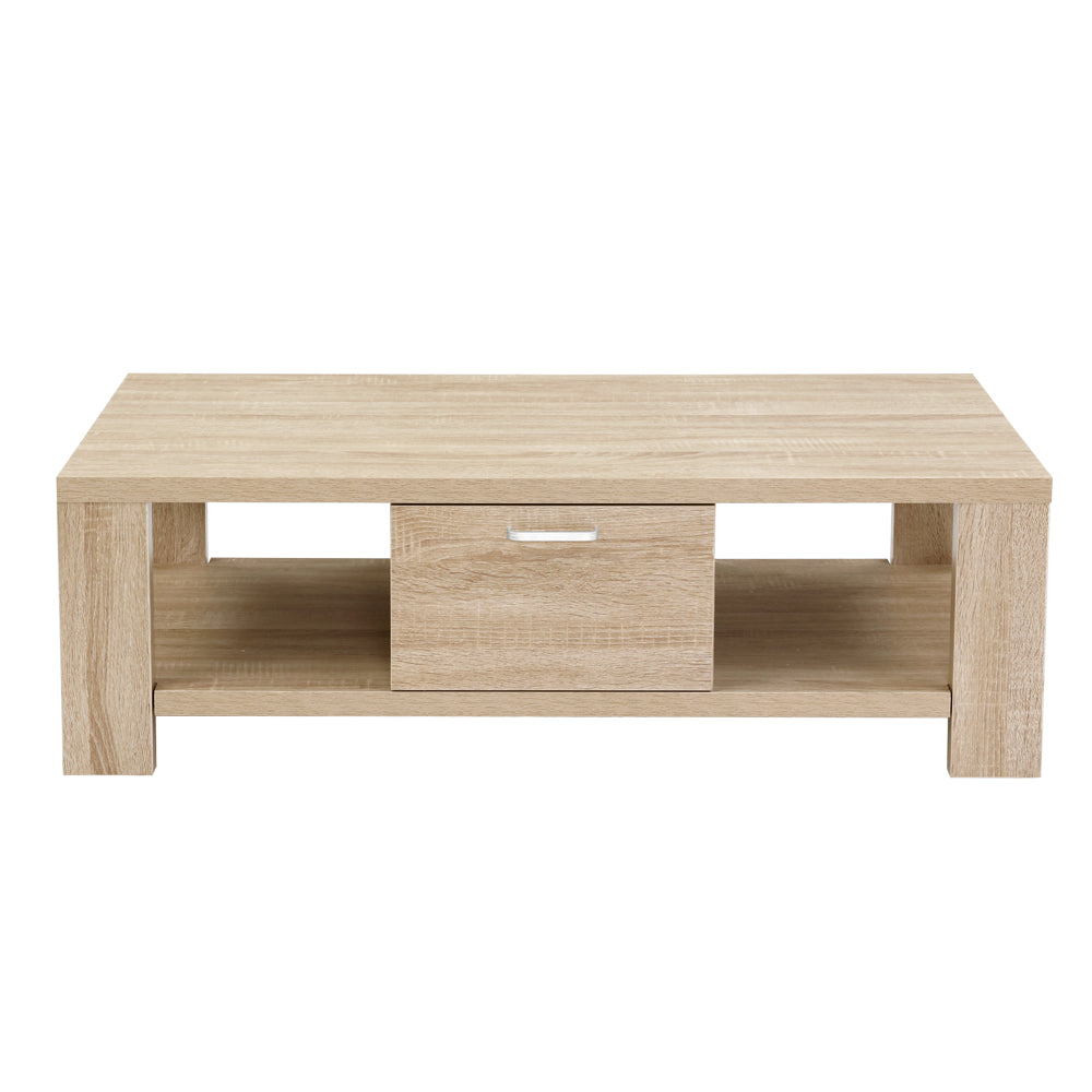 Ilias Coffee Table with 1 Drawer - Oak