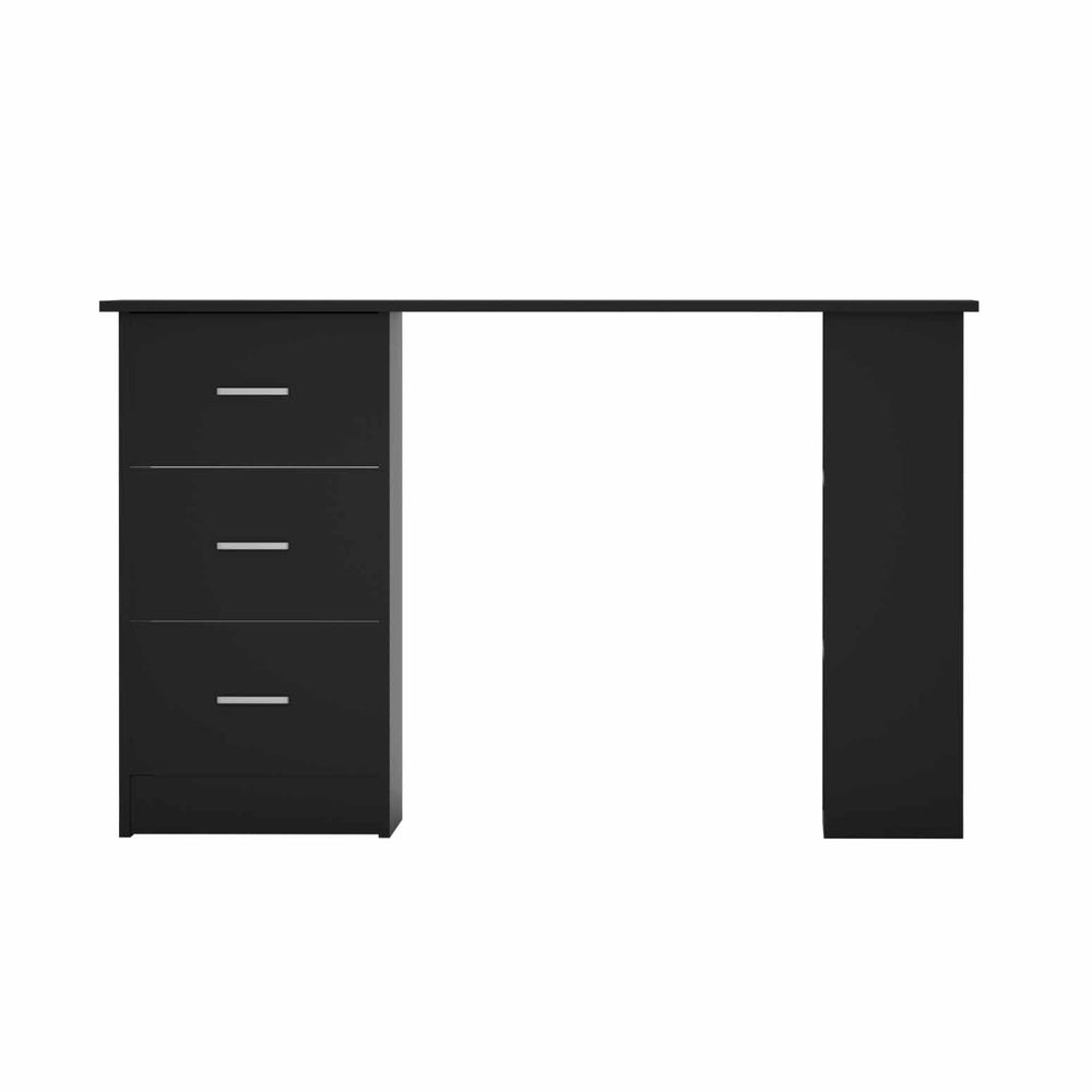 Artiss Computer Desk Drawer Shelf Cabinet Black 120cm