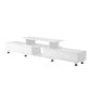 Olia 160cm to 220cm TV Cabinet Entertainment Unit Extendable - White