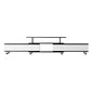 Olia 160cm to 220cm TV Cabinet Entertainment Unit Extendable - Black & White