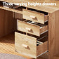 Computer Desk Office Study Desks Table Shelf Drawer - Pine