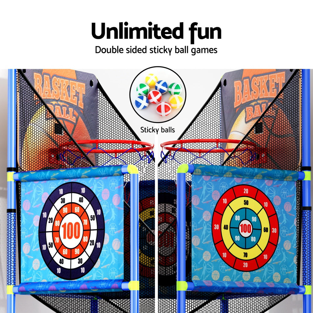 Basketball Game Kids Basketball Hoop Shot Electronic Scorer 3 Games Toy