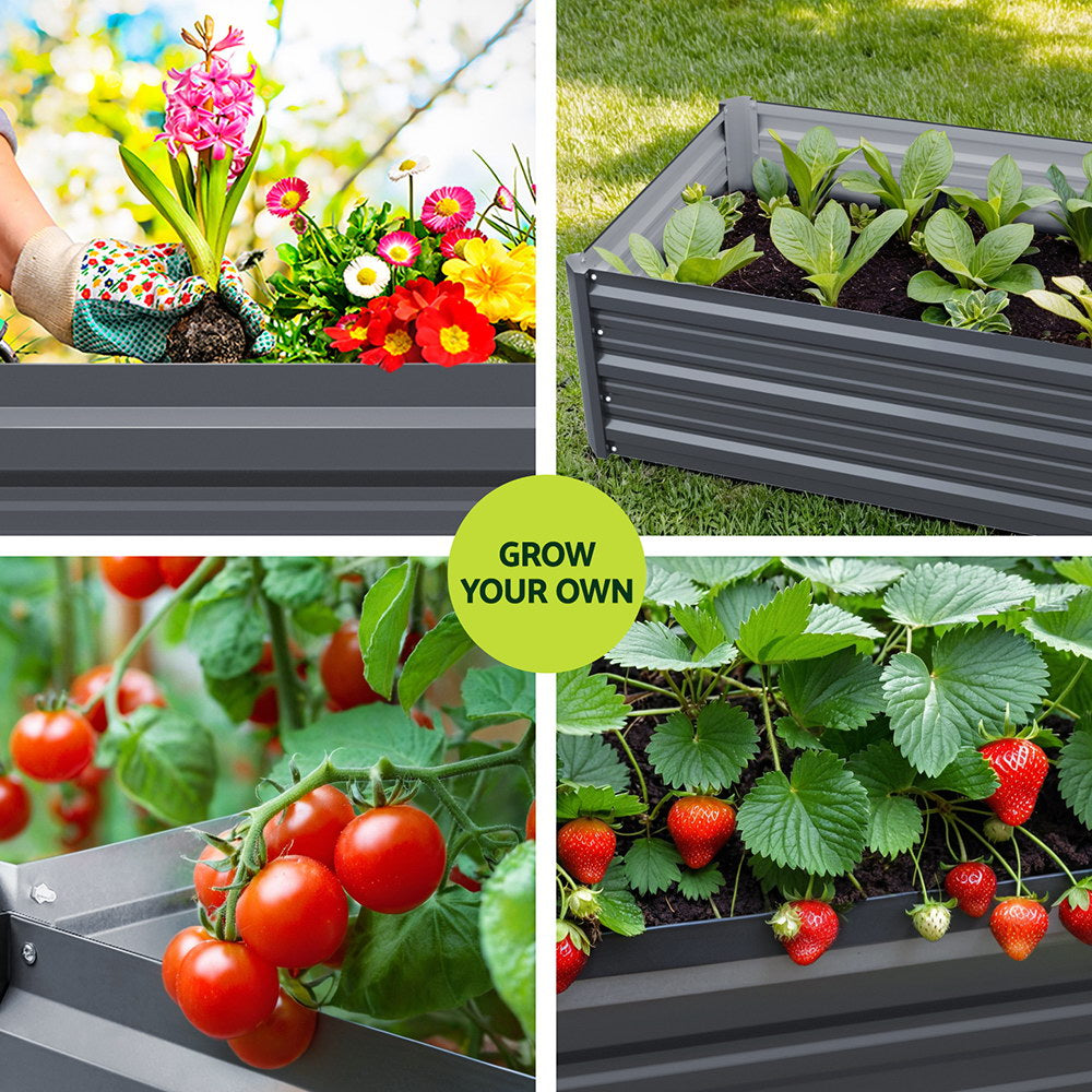 Garden Bed 80x60x30cm Planter Box