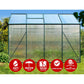 Greenhouse 2.52x1.9x1.83M Aluminium Polycarbonate Green House Garden Shed