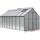 Greenhouse 5.1x2.44x2.1M Aluminium Polycarbonate Green House Garden Shed