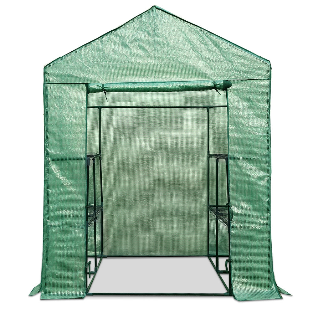 Greenhouse Green House Tunnel 2Mx1.55m Garden Shed Storage Plant