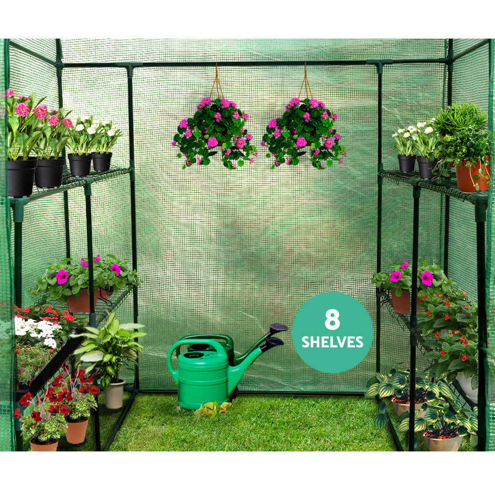 Greenhouse Green House Tunnel 2Mx1.55m Garden Shed Storage Plant