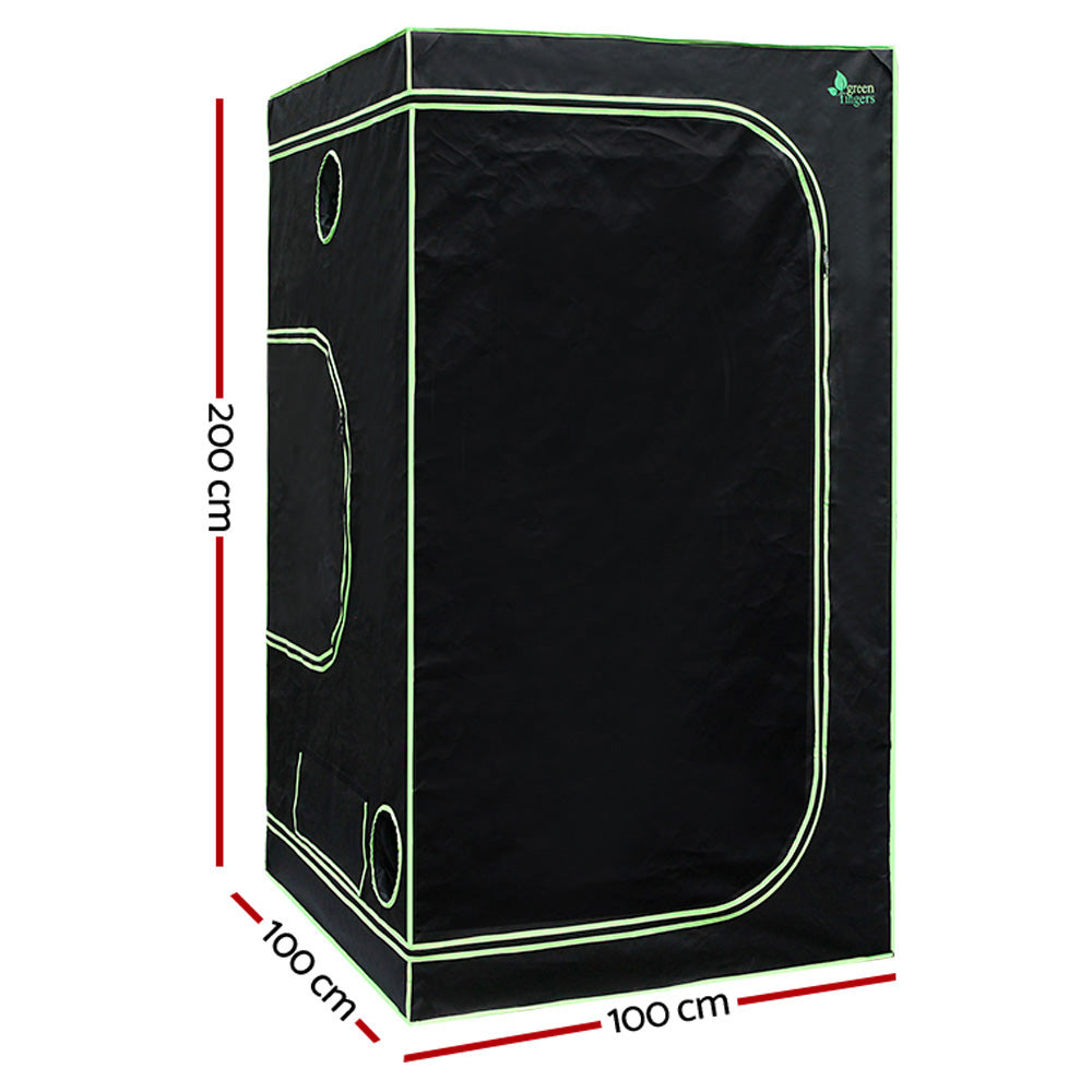 Grow Tent 100x100x200CM Hydroponics Kit Indoor Plant Room System