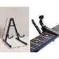 Alpha 34 Inch Classical Guitar Wooden Body Nylon String w/ Stand Beginner Blue