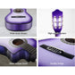 Alpha 34 Inch Classical Guitar Wooden Body Nylon String w/ Stand Beginner Purple