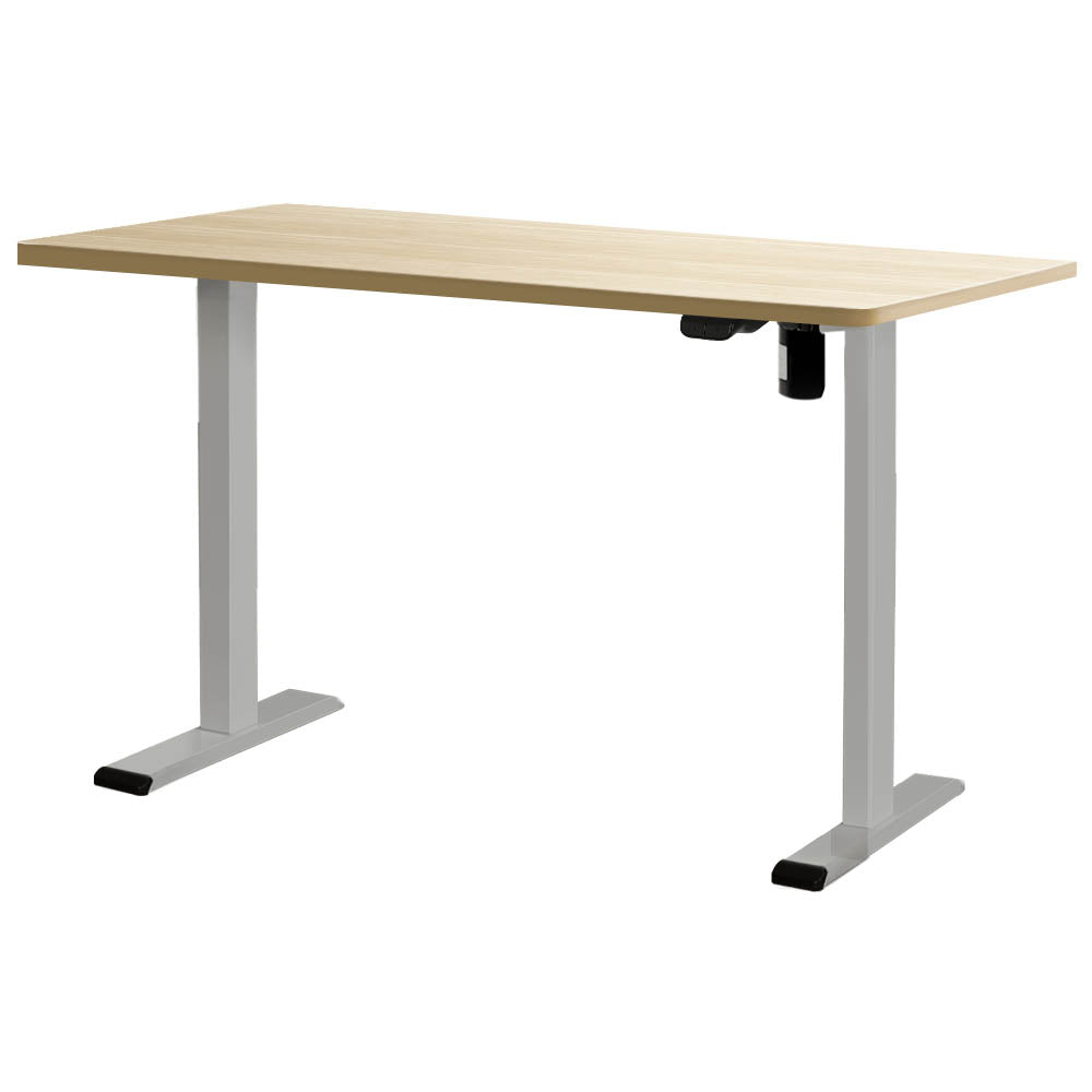 Artiss Standing Desk Motorised 140cm White Oak