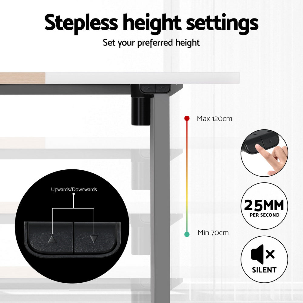 Artiss Standing Desk Electric Sit Stand Desks 120cm