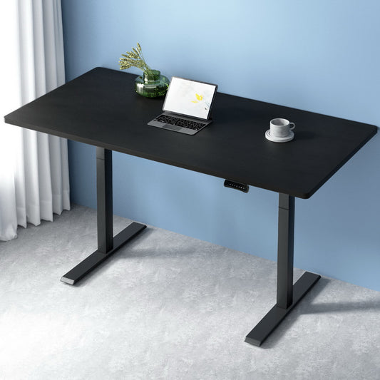 Artiss Standing Desk Motorised Dual Motor Black 140cm