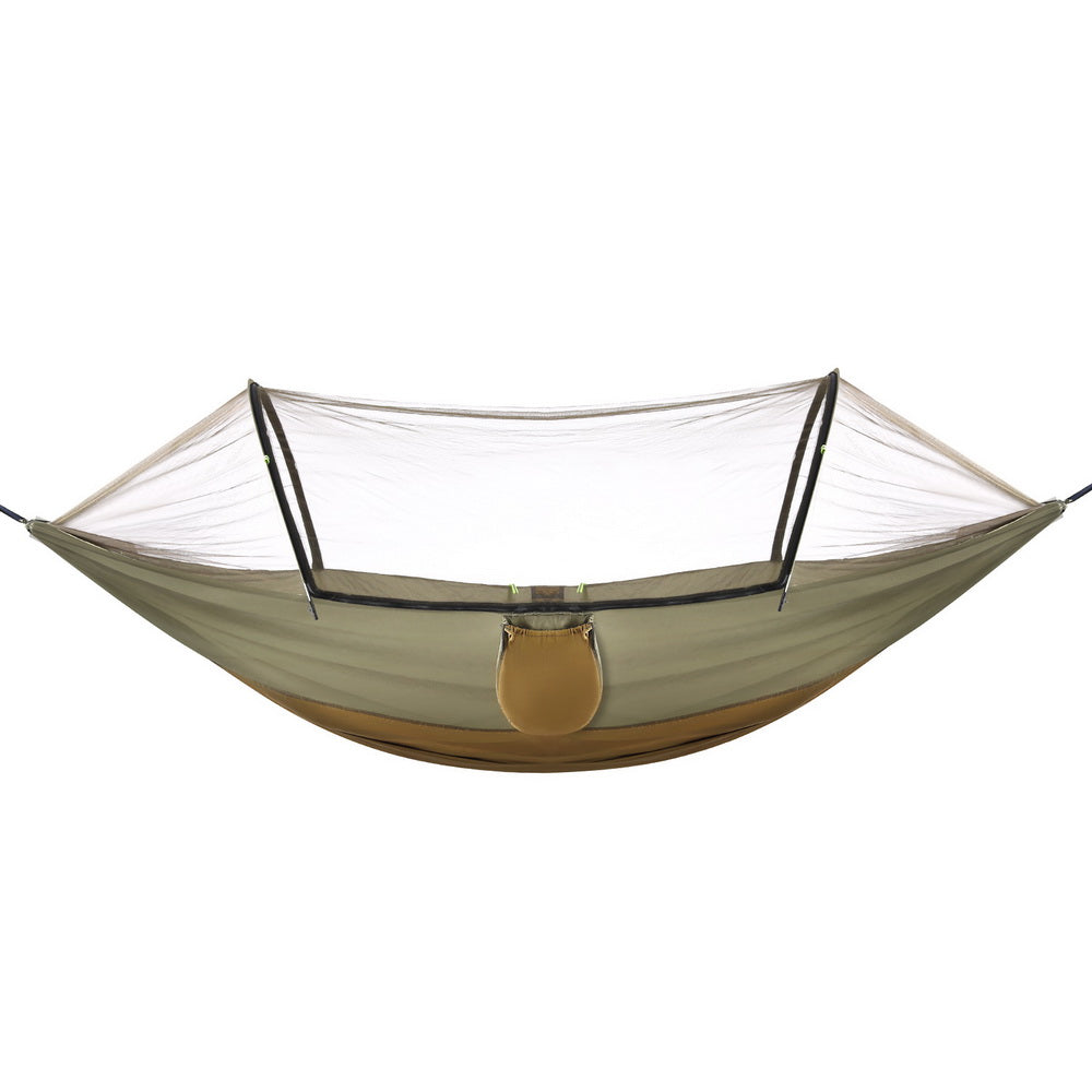 Hammock Chair Metal Stand Outdoor Furniture - Grey