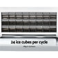 Devanti 3.2L Portable Ice Cube Maker Cold Commercial Machine Stainless Steel