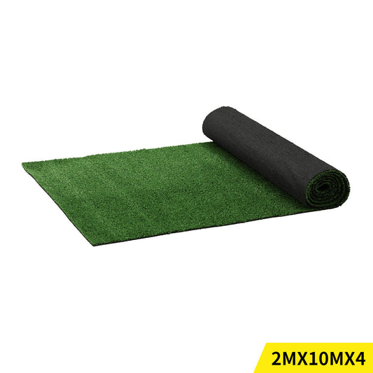 80sqm Artificial Grass 17mm Lawn Flooring Outdoor Synthetic Turf Plastic Plant Lawn - Olive Green