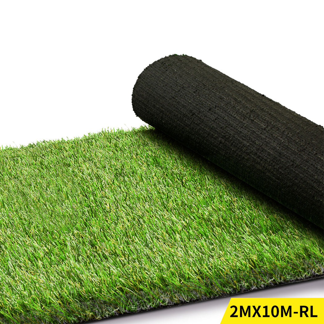 20sqm Artificial Grass 35mm Lawn Flooring Outdoor Synthetic Grass Plant Lawn - 4-Colour Green