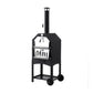 3 in 1 Charcoal BBQ Grill Steel Pizza Oven Smoker Outdoor Portable Barbecue Camp