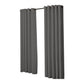 Set of 2 180x230cm Blockout Curtains Panels 3 Layers - Charcoal