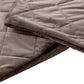 Waverly Weighted Soft Blanket 9KG Adults Size Anti-Anxiety Gravity - Brown