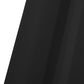 Set of 2 240x230cm Blockout Curtains Panels 3 Layers - Black