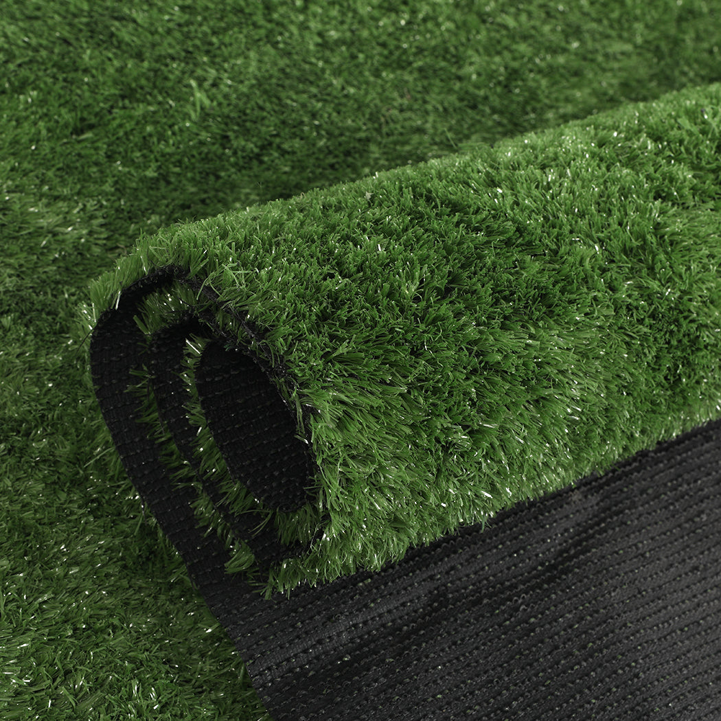 15sqm Artificial Grass 17mm Fake Flooring Outdoor Synthetic Turf Plant - Green