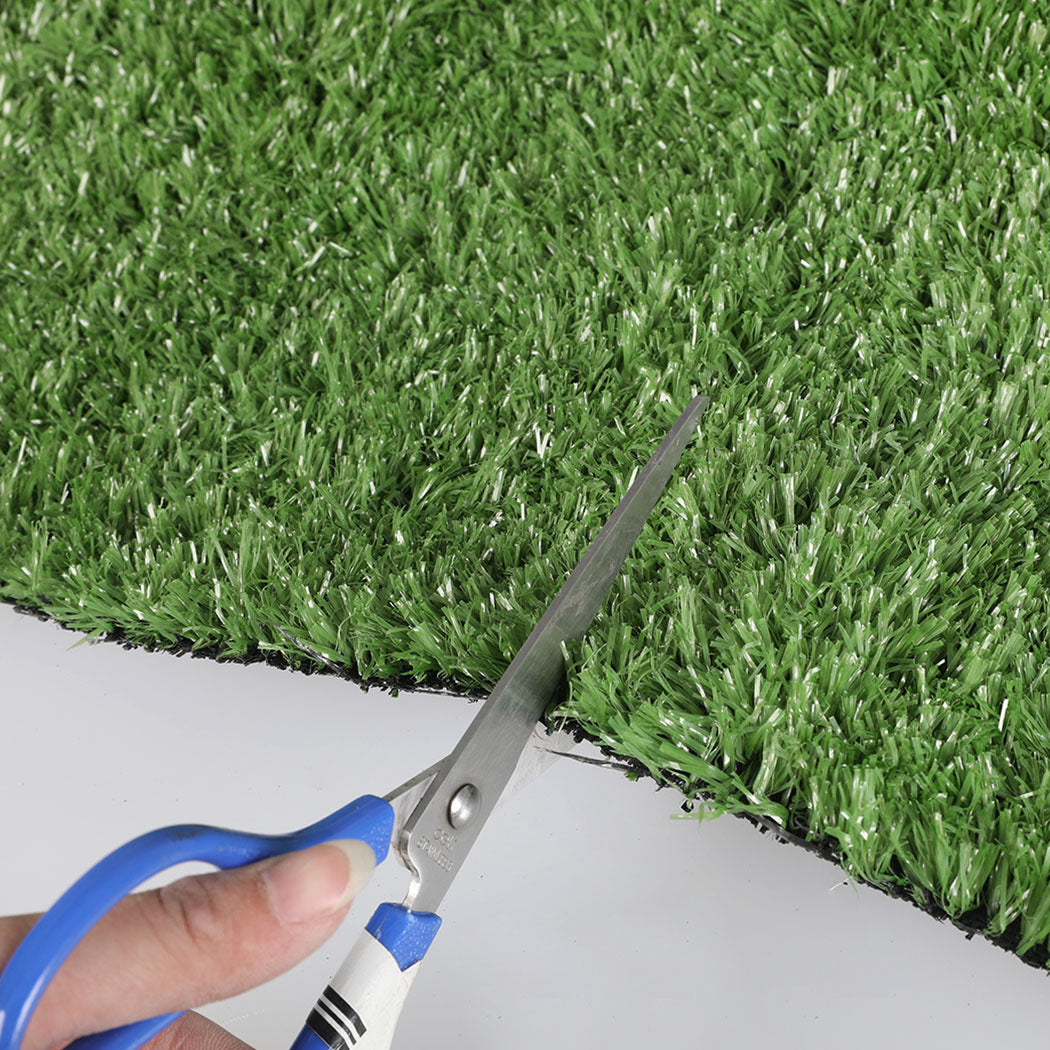 60sqm Artificial Grass 17mm Lawn Flooring Synthetic Turf Plastic Outdoor Plant Lawn - Olive Green