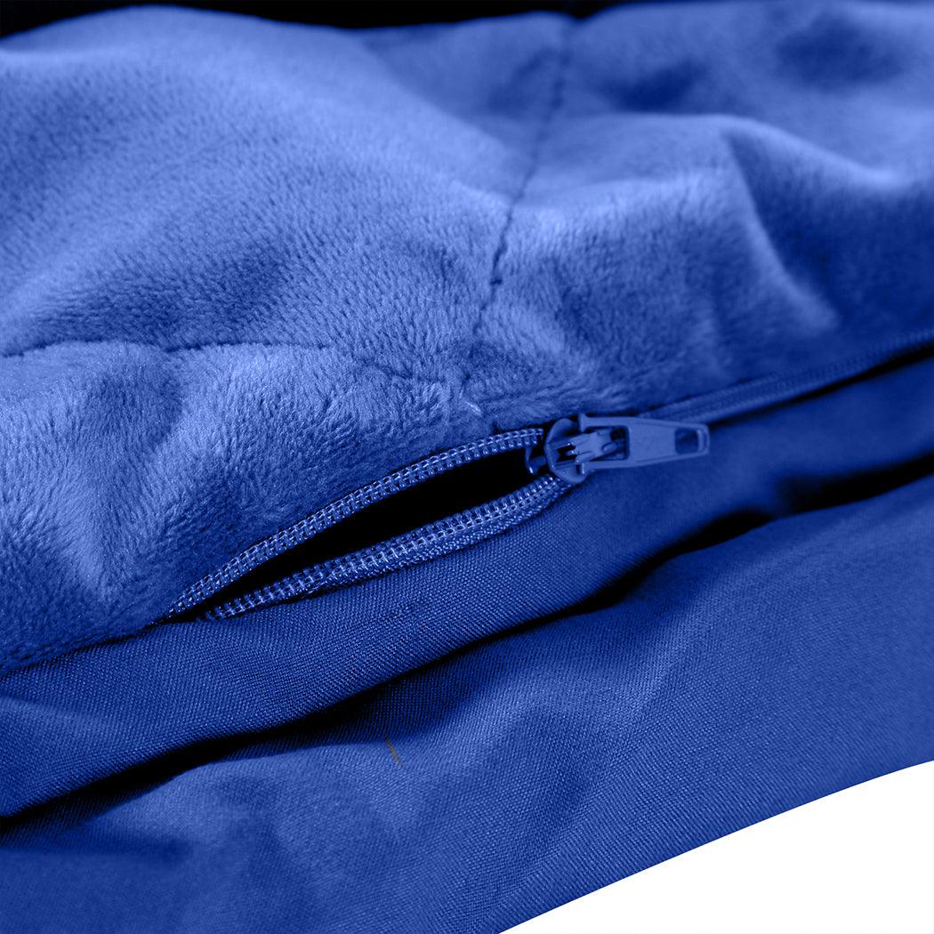 Winston Weighted Soft Blanket 9KG Anti-Anxiety Gravity - Royal Blue