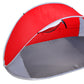 Pop Up Tent Camping Beach Tents 4 Person Portable Hiking Shade Shelter Red