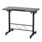 Artiss Laptop Desk Table Height Adjustable Wooden Bed Side Tables 80cm Black