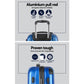 Set of 3 Luggage Set Travel Suitcase Storage Organiser TSA lock Blue