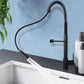 Kitchen Faucet Extender Tap Pull Out Mixer Taps Sink Basin Vanity Swivel Wels Black