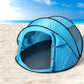 Pop Up Camping Tent Beach Outdoor Family Tents Portable 4 Person Dome