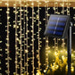 52M 500 LED Bulbs String Solar Powered Fairy Lights Garden Christmas Decor - Warm White