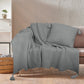 Westlyn Throw Soft Blanket Knitting Cushion - Grey