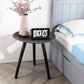 Icarus Side End Table Antique Storage Modern Furniture - Black