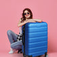 28"Luggage Case Suitcase - Blue