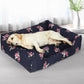 XXLarge Dog Beds Calming Pet Washable - Navy