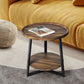 Ingrif Coffee Table Coffee Side End Table - Brown