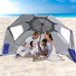 2.33m Nanakuli Outdoor Umbrella Beach Sun Shade Garden Shelter - Blue