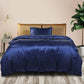 SINGLE 2-Piece Quilt Cover Set Bedspread & Pillowcase - Blue