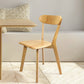 Felicity Set of 2 Dining Chairs Wooden Kitchen Chair - Natural